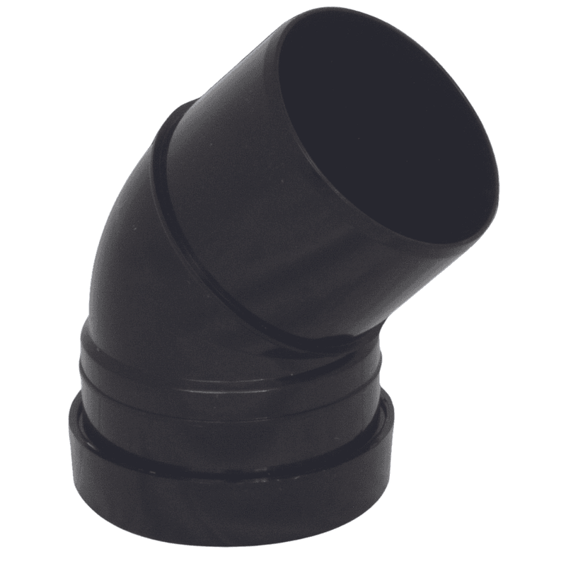 Aquaflow 110mm Push Fit Soil Single Socket Bend 135°