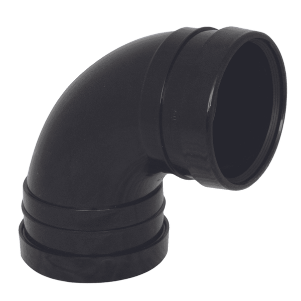 Aquaflow 160mm 92.5° Double Socket Bend - installed