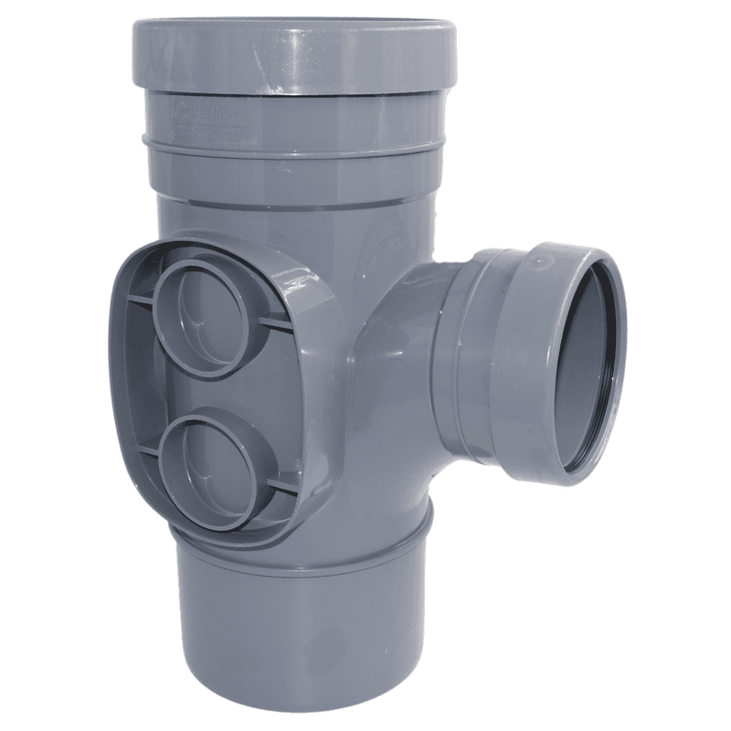 Aquaflow 160mm Double Socket Tee 92.5°