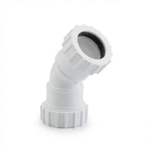 Aquaflow Multiplex Waste 45° Swept Bend 40mm
