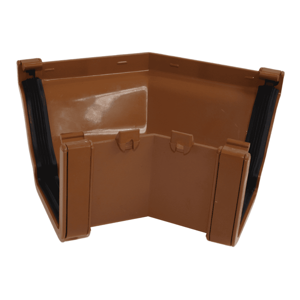brown krown ogee gutter angle - installed