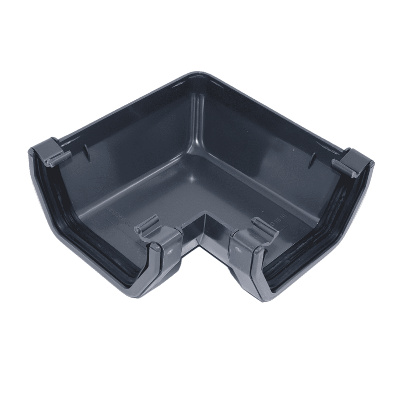 Grey Square Gutter Angle 90°