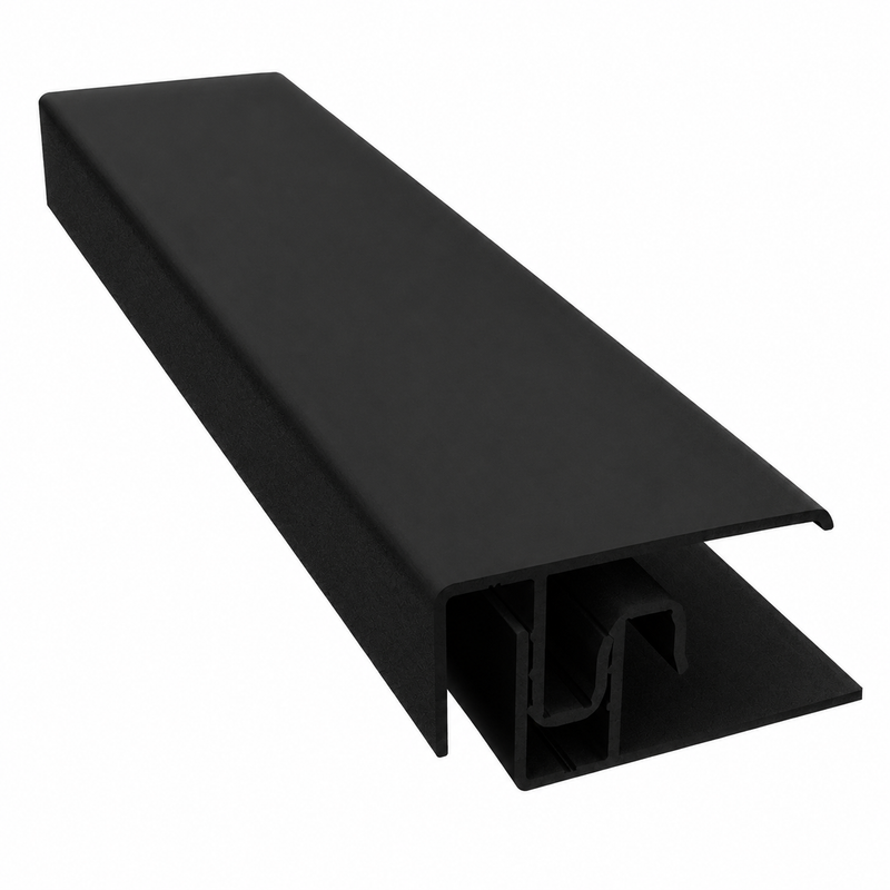 Duraklad 2-Part Edge Trim Black 3m