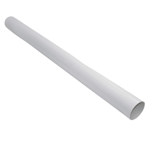 Aquaflow 68mm White Round Plastic Downpipe 4m
