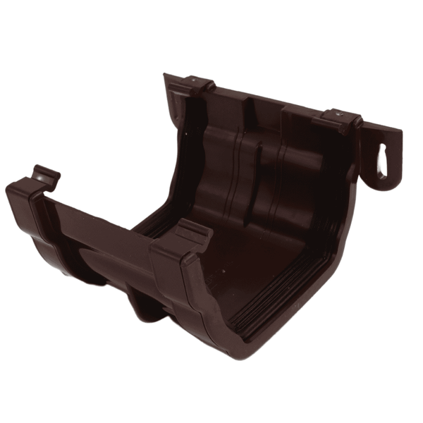 Aquaflow 125mm Krown Ogee Gutter Union Bracket - installed