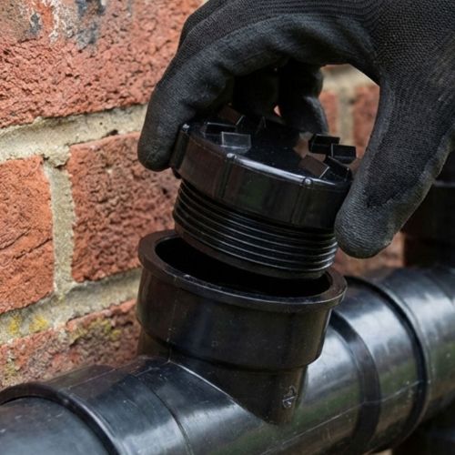Access plug fitted image - installed