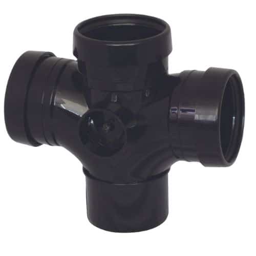 Aquaflow 110mm 92.5° Double Branch (Double Tee)