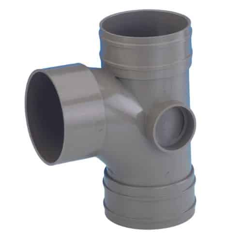 Aquaflow 110mm Triple Socket Branch 92.5°