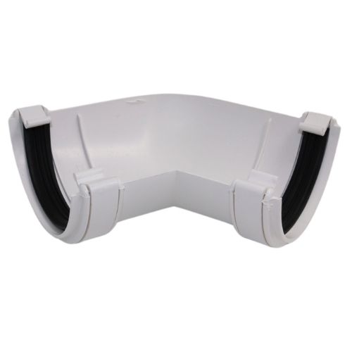 Aquaflow 112mm Half Round Gutter Angle 120° White