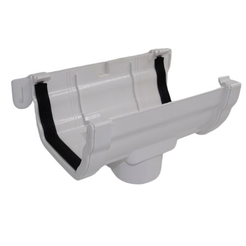 Aquaflow 125mm Krown Ogee Running Outlet White