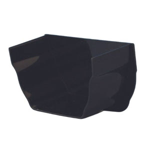 Aquaflow 114mm Krown Ogee Cast Iron Effect Gutter Internal Stop End