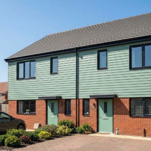 Chartwell Green Cladding - installed