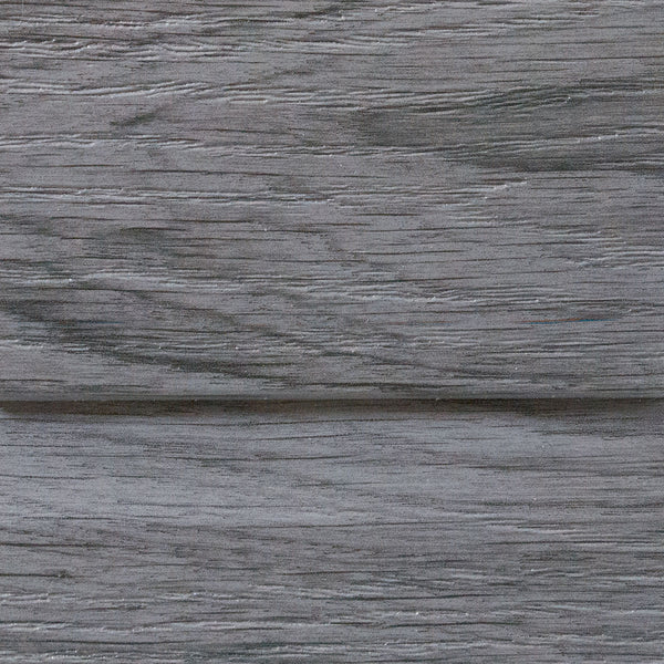 Duraklad Woodland Timber Mist Grey cladding board 333mm x 5m - installed