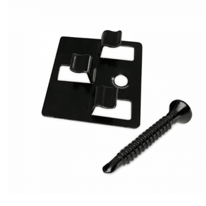 Aqua Decking Metal Clip & Screw Black (100 Box)
