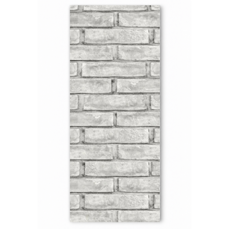 Grey Brick Wall Panel 250mm x 2.6m x 8mm (Pack of 4)
