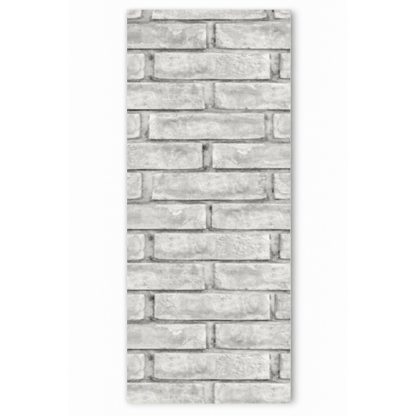 Grey Brick Wall Panel 250mm x 2.6m x 8mm (Pack of 4)