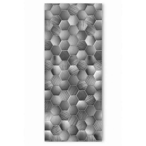Hexagon Dream Grey Wall Panel 1000mm x 2.4m x 10mm