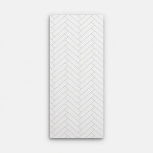 Duraklad Wall Panel 10mm x 1m x 2.4m Chevron White