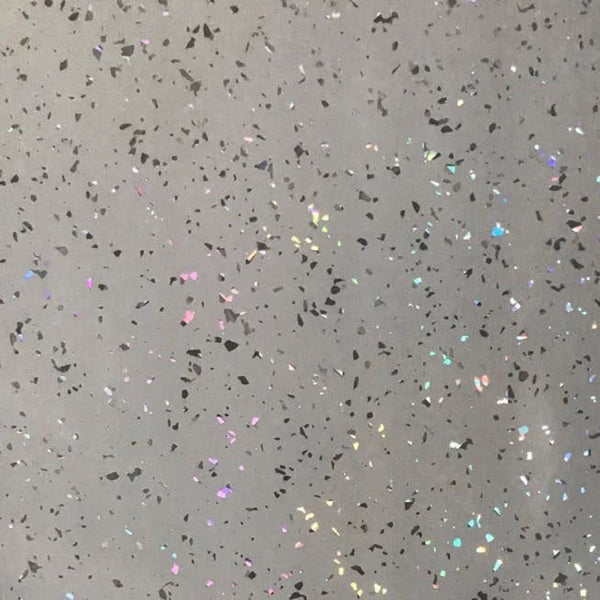 Light Grey Sparkle Wall Panel 250mm x 2.6m x 8mm (Pack of 4) - installed