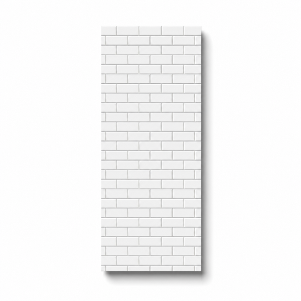 London Tile White Wall Panel 1000mm x 2.4m x 10mm