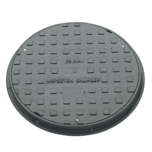 Aquaflow 470mm Round Plastic Manhole Cover & Frame