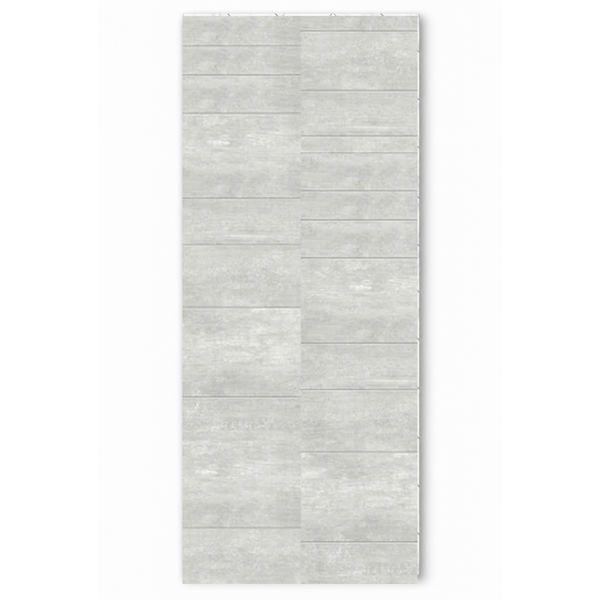 Duraklad Wall Panel 8mm x 400mm x 2.6m Multi Tile Medium Light Grey