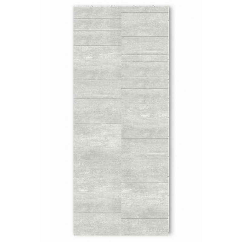 Duraklad Wall Panel 8mm x 400mm x 2.6m Multi Tile Medium Light Grey