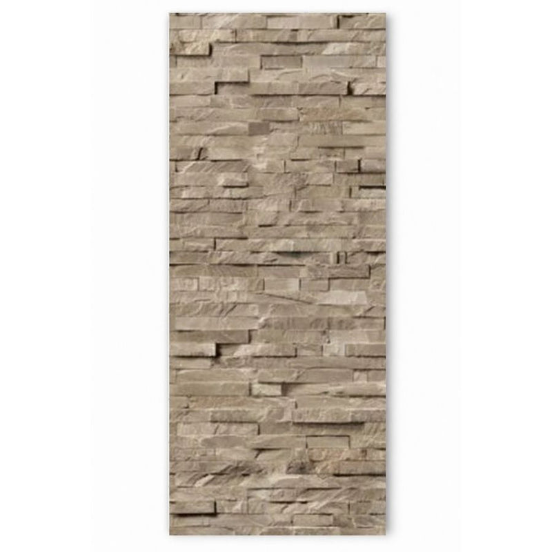 Natural Stone Beige Wall Panel 250mm x 2.6m x 8mm (Pack of 4)