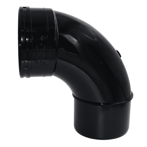 Aquaflow 110mm Single Socket Bend 92.5° - installed
