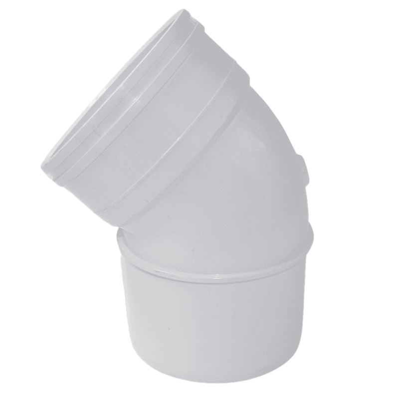 Aquaflow 110mm Pipe Single Socket Bend 135°
