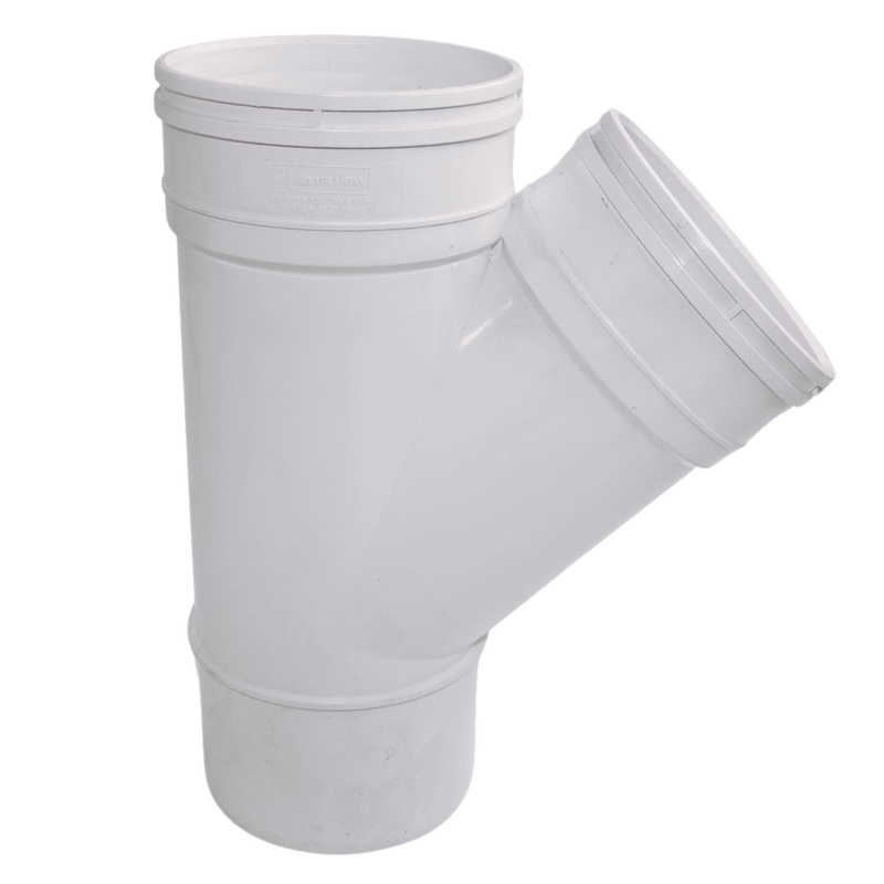 Aquaflow 110mm Double Socket Branch 135°