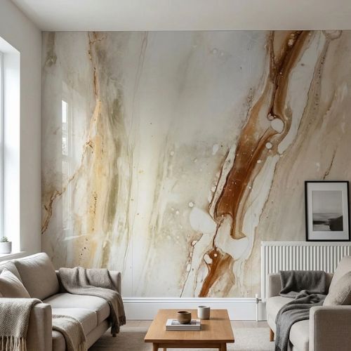 Santa Rosa Marble Wall Panel 1000mm x 2.4m x 10mm - installed