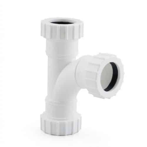 Swept bend waste pipe