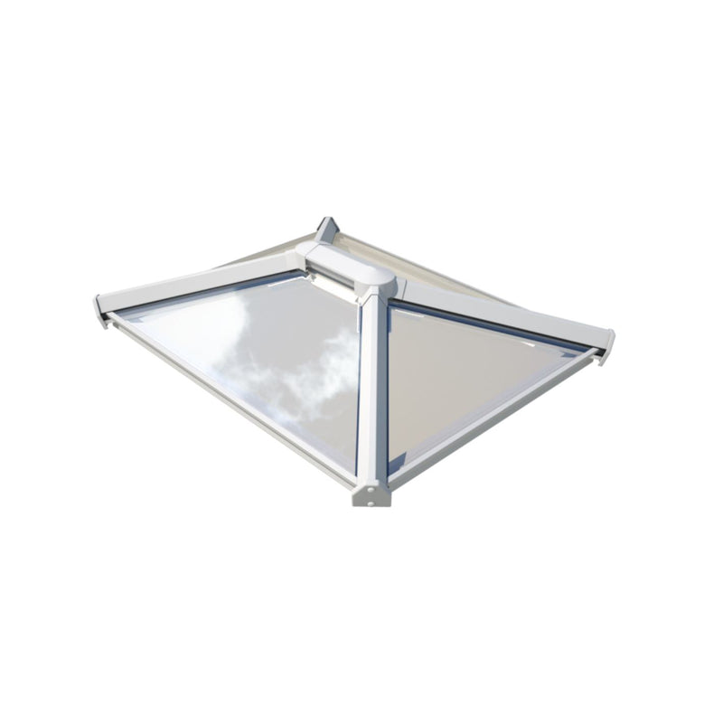 uPVC flat roof lantern 1m x 1.5m White image 1