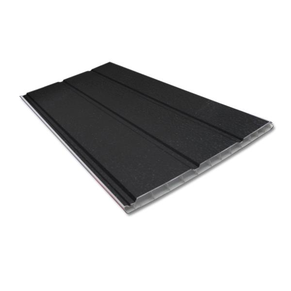 Black Ash Aquacel 300mm Hollow Soffit Board - installed