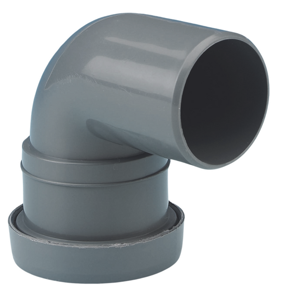 Aquaflow 32mm P Trap To S Trap Converter - Grey (PB1.25G) - installed