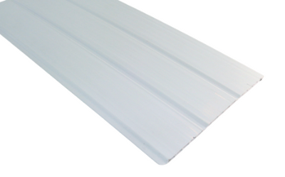 White hollow soffit