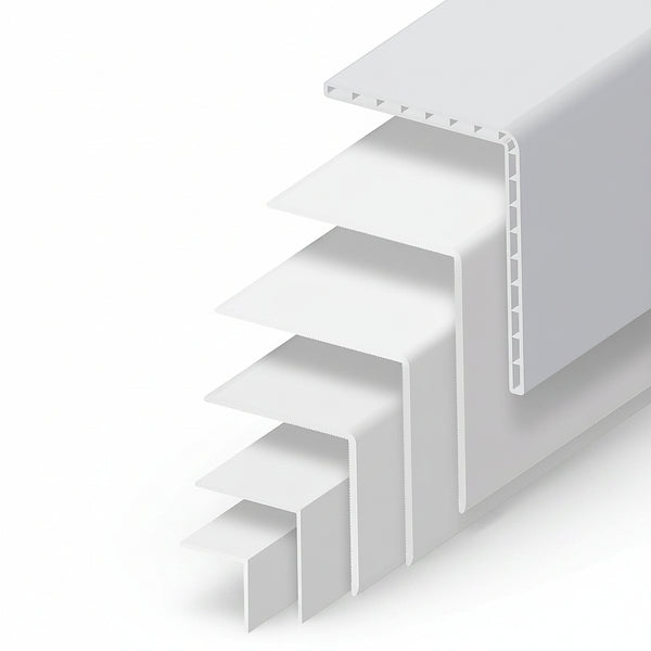 Aquacel 100 x 100mm x 3m uPVC Rigid Angle Trim