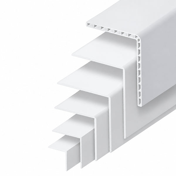 Aquacel 60 x 40mm x 3m uPVC Rigid Angle Trim