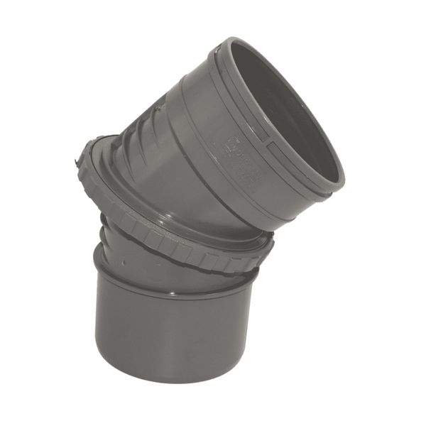 Aquaflow 110mm Solvent Adjustable Bend 0-45°