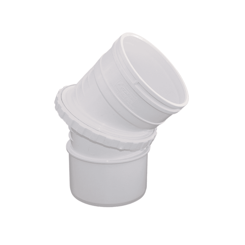 Aquaflow 110mm Solvent Adjustable Bend 0-45°