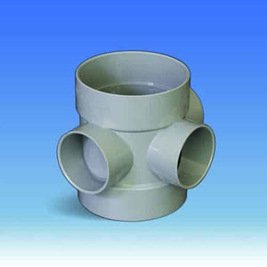 Aquaflow 110mm Three Way Short Boss Pipe