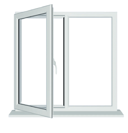 1+1 side opener window