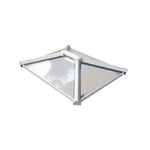 uPVC flat roof lantern 1m x 2m White image 1