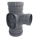 Aquaflow 160mm-110mm Triple Socket Reducer Tee 92.5°
