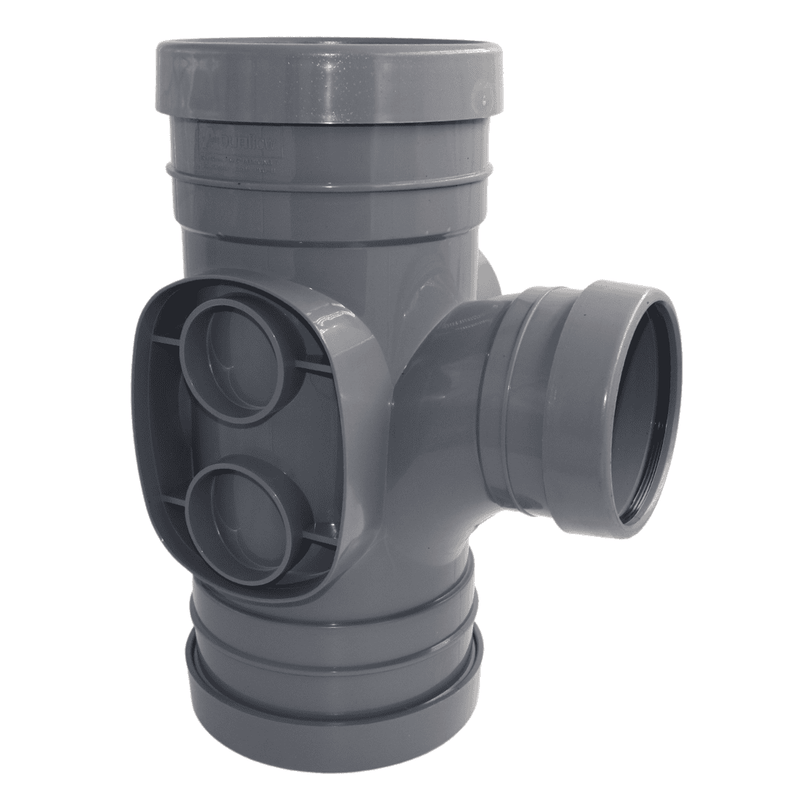 Aquaflow 160mm-110mm Triple Socket Reducer Tee 92.5°