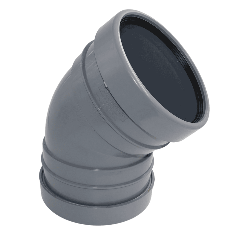 Aquaflow 160mm Double Socket Bend 135°