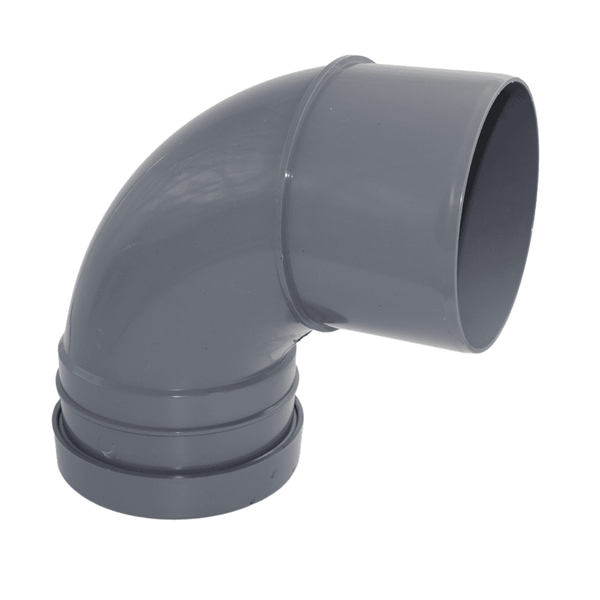 Aquaflow 160mm Single Socket Bend 92.5° - installed