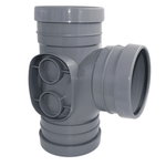 Aquaflow 160mm Pipe Triple Socket Tee 92.5°