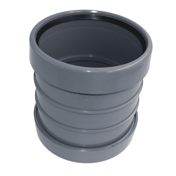 Aquaflow 160mm Soil Pipe Coupler - installed